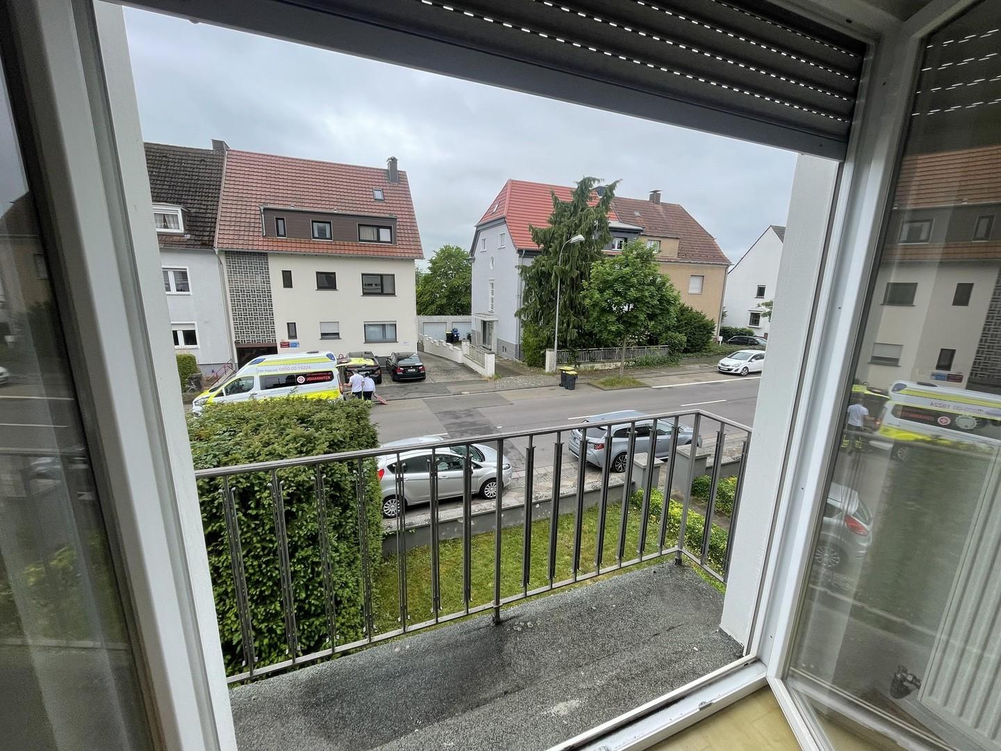 Blick aus Wohnzimmer