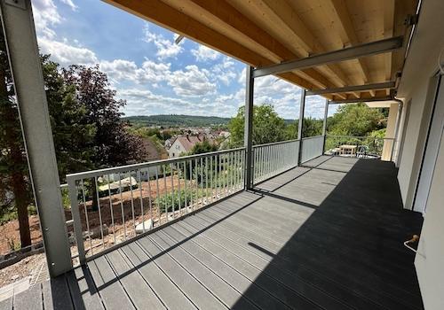 Balkon mit Fernblick