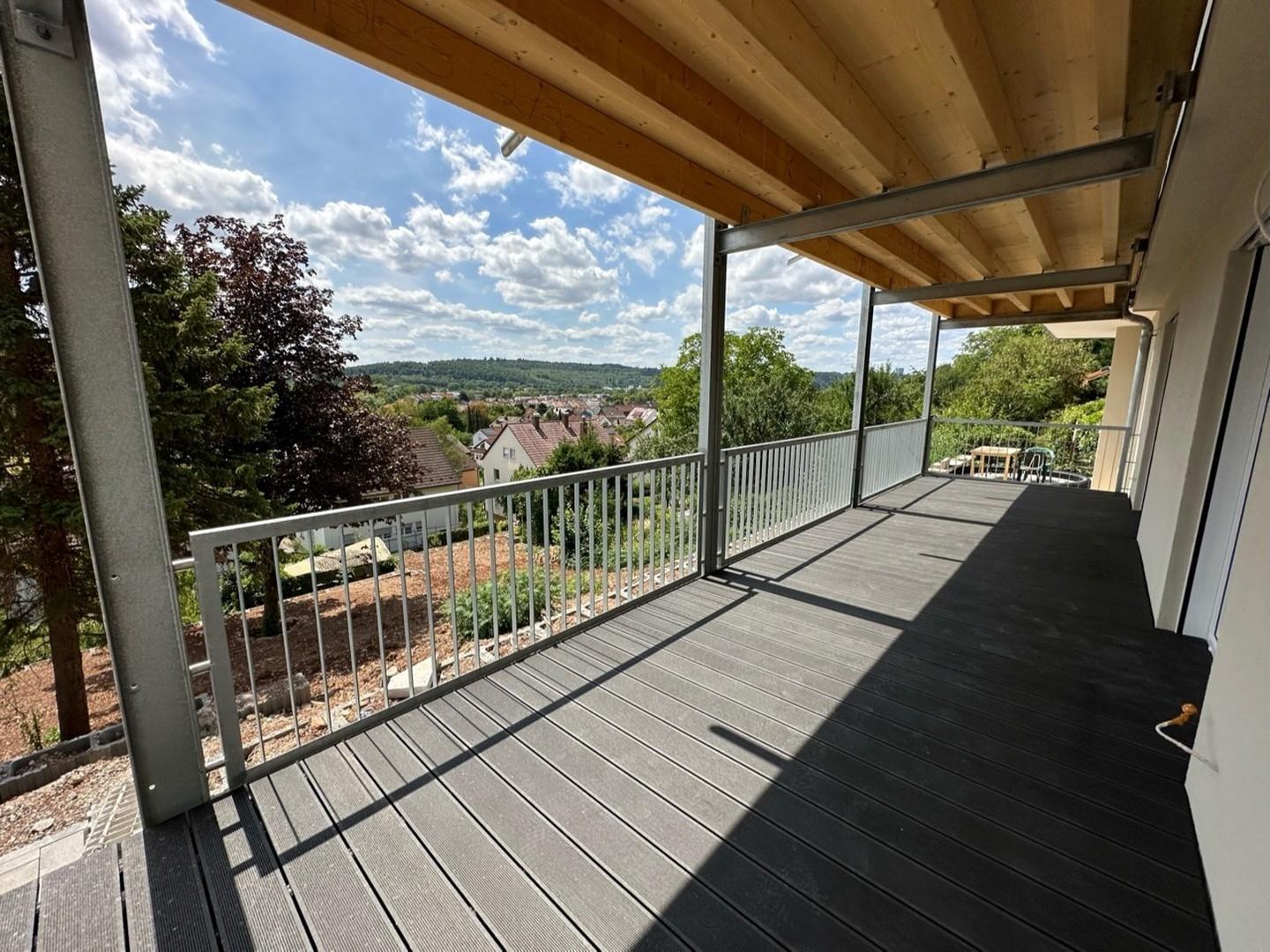 Balkon mit Fernblick