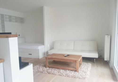 Designersofa & Gästebett