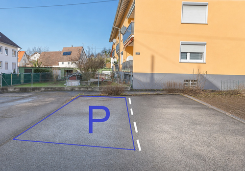 Praktischer Außenstellplatz