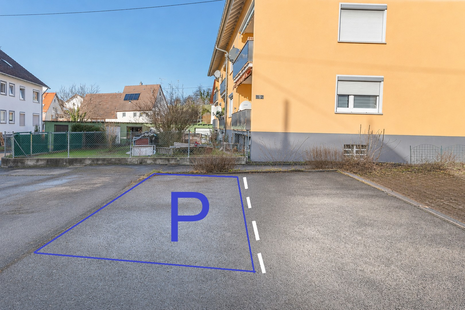 Praktischer Außenstellplatz