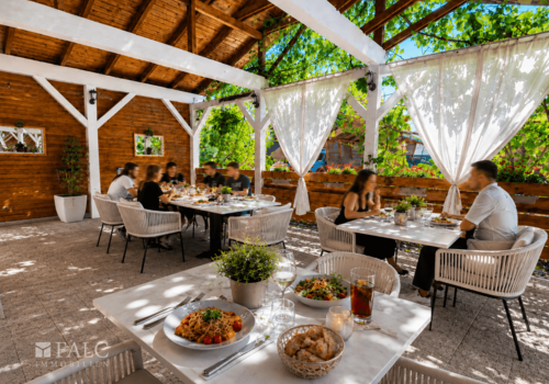 Außenbereich Restaurant