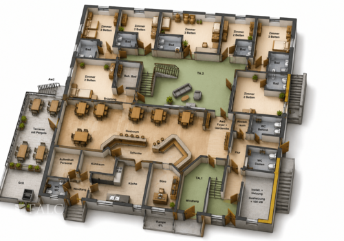 3D Grundriss EG