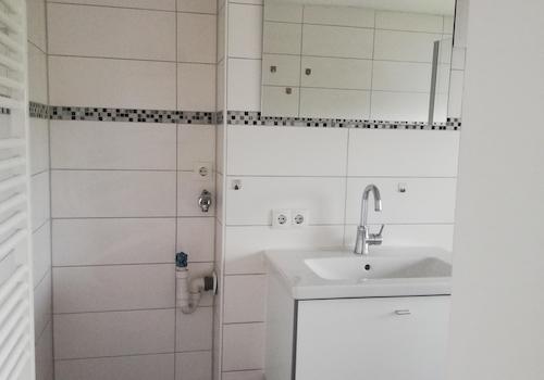 Dusche WT WM Anschluss