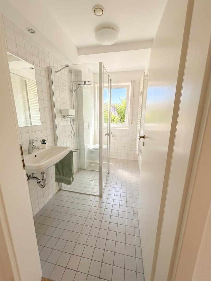 Dusche mit WC