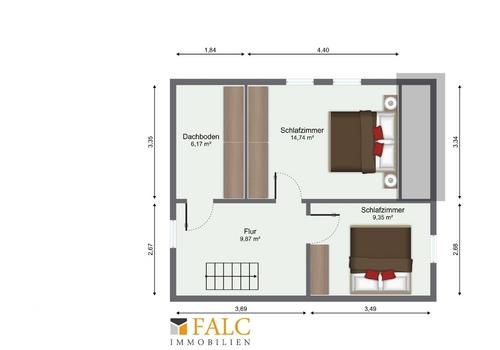 Grundriss Dachgeschoss