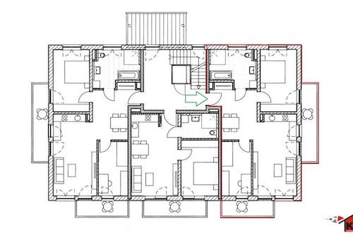Grundriss OG - Whg. 6