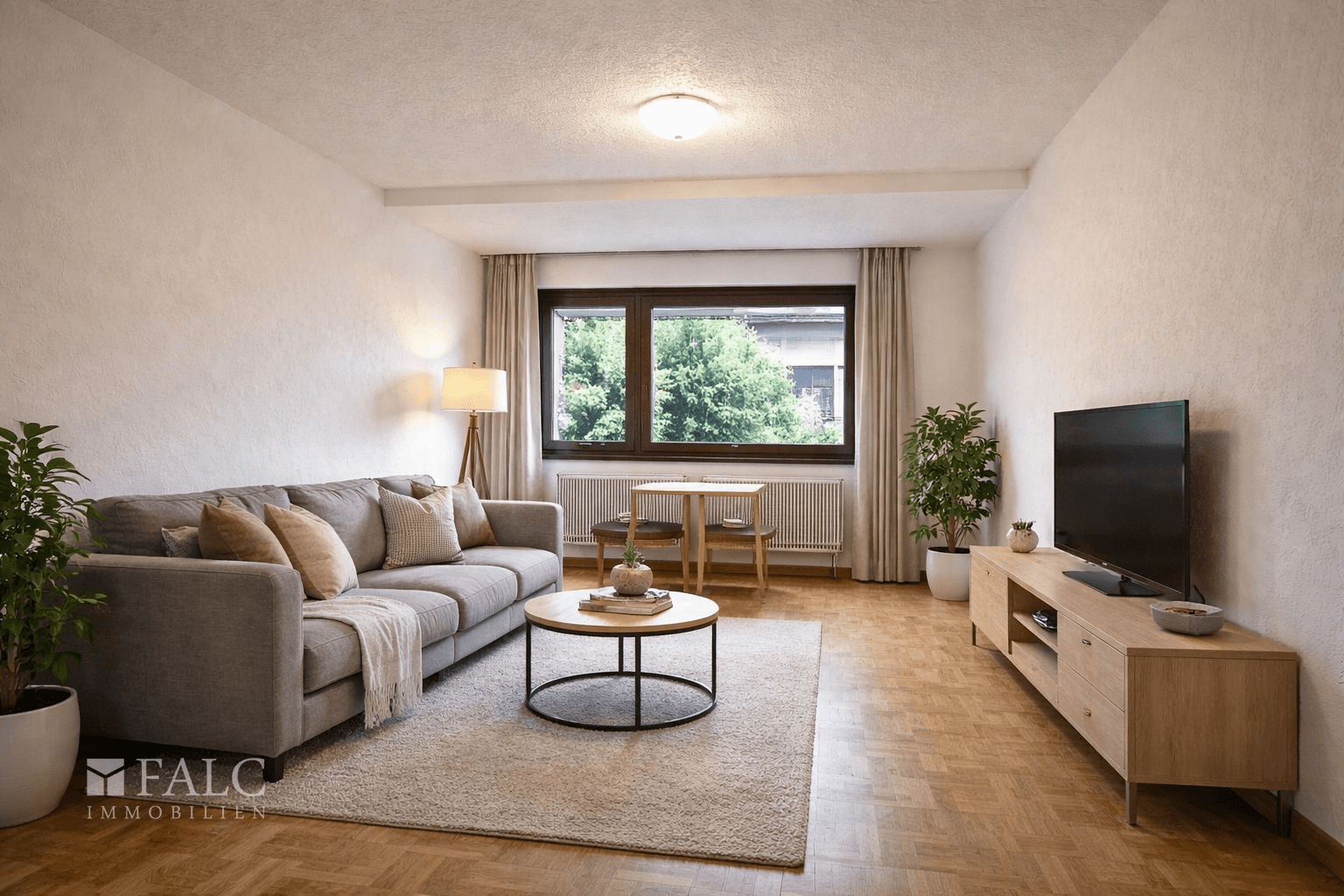 Wohnzimmer KI generiert
