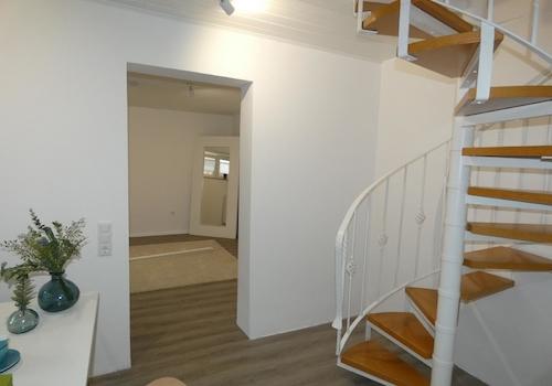 Wendeltreppe im Anbau