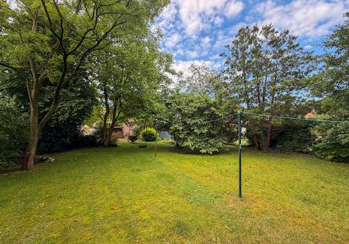 der hintere Gartenbereich
