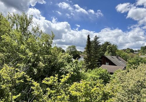 Blick vom Balkon