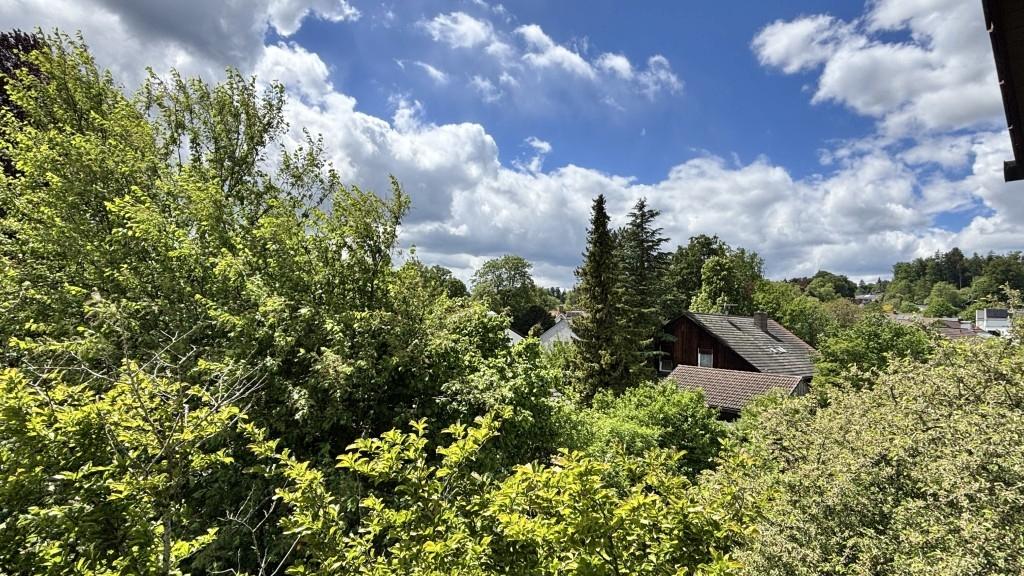 Blick vom Balkon