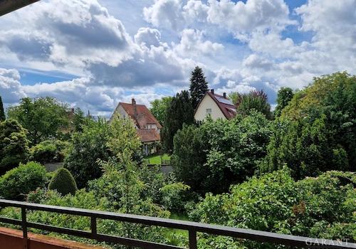 Blick vom Balkon