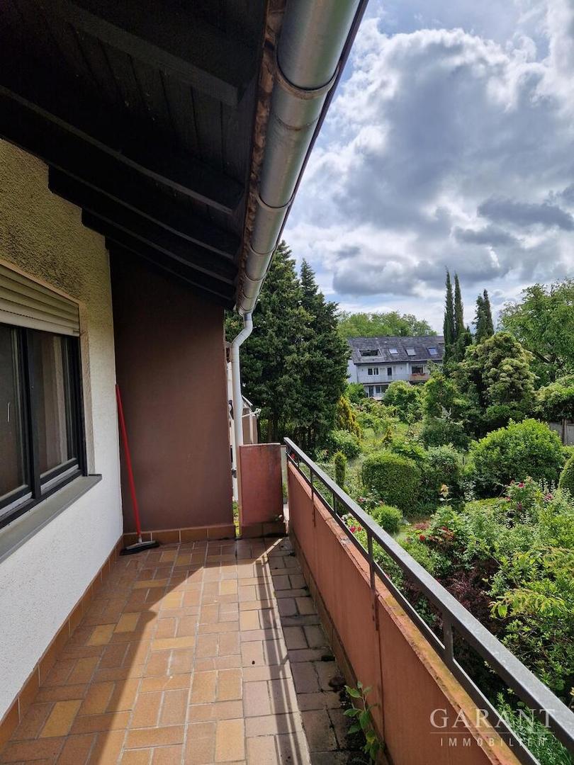 Blick vom Balkon