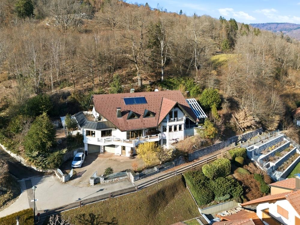 Das Haus von oben