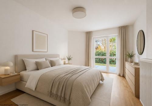 Schlafzimmer mit Einrichtungsvorschlag