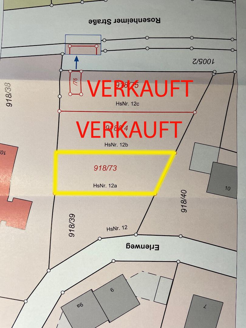 Lageplan Flurstücknr. 918/39