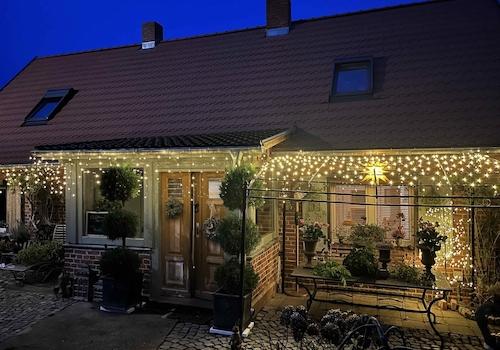das Haus in der Weihnachtszeit