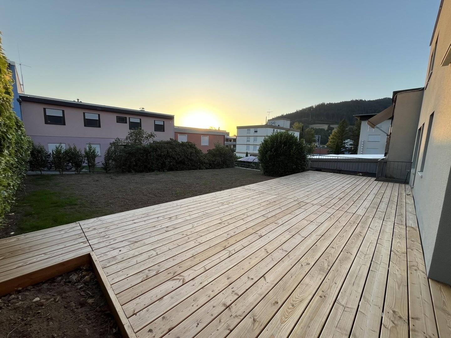 40 qm Terrasse