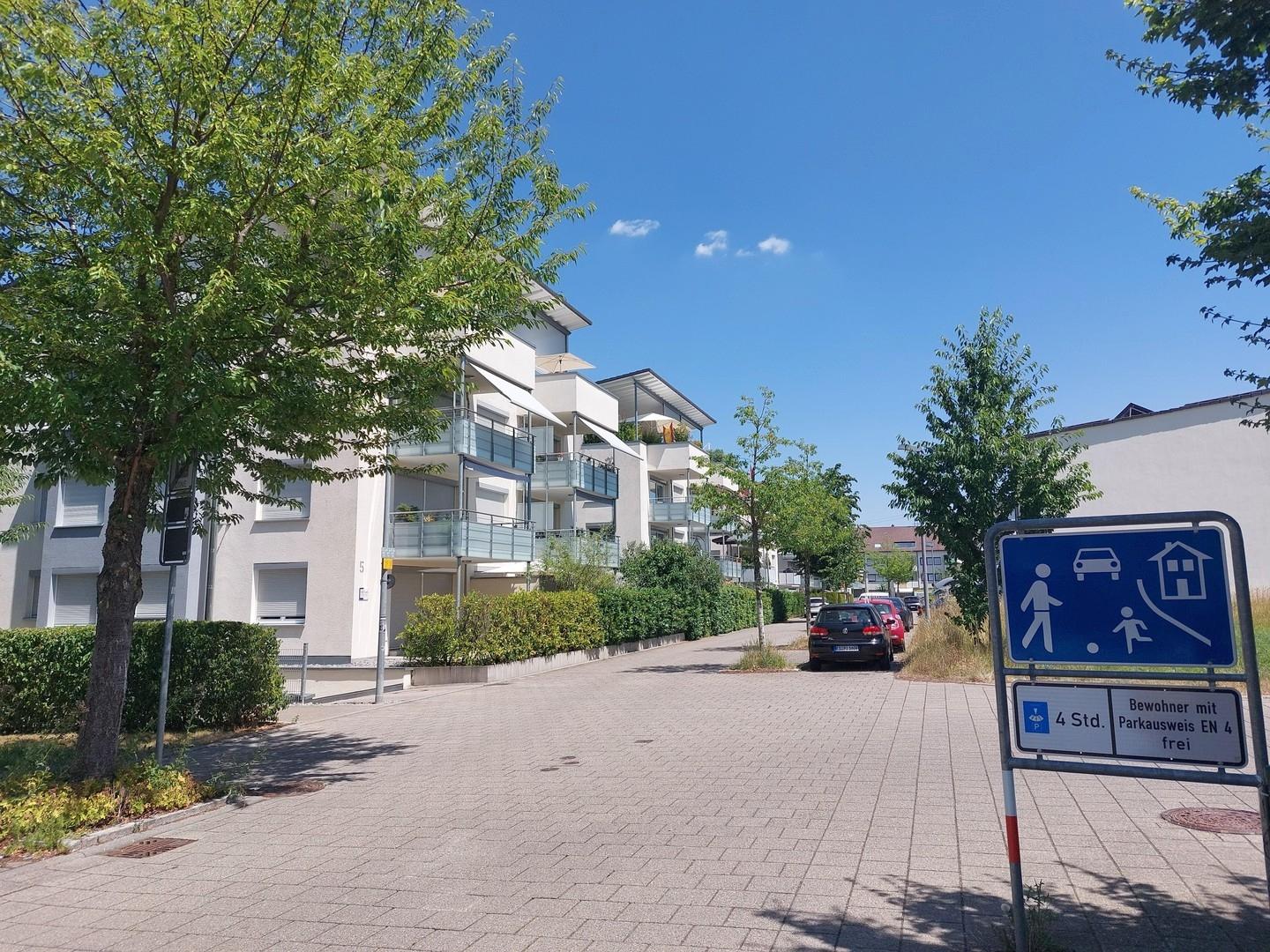 Verkehrsberuhigte Straße