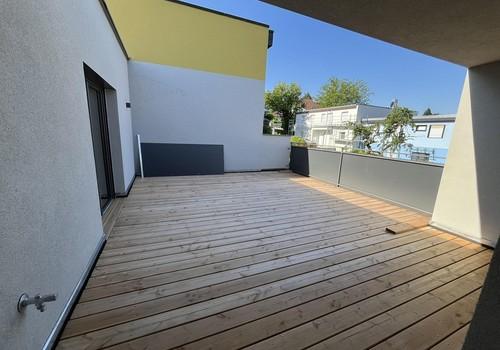 Terrasse aus Wohnzimmer