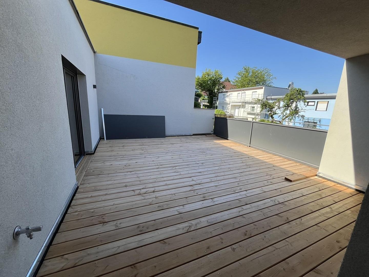 Terrasse aus Wohnzimmer
