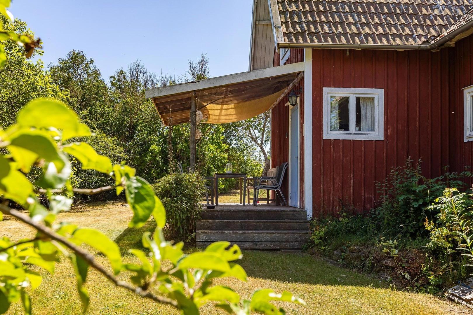 Die Terrasse nach Osten