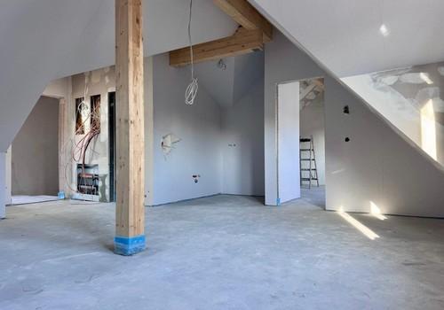 Offener Grundriss im Ausbau 