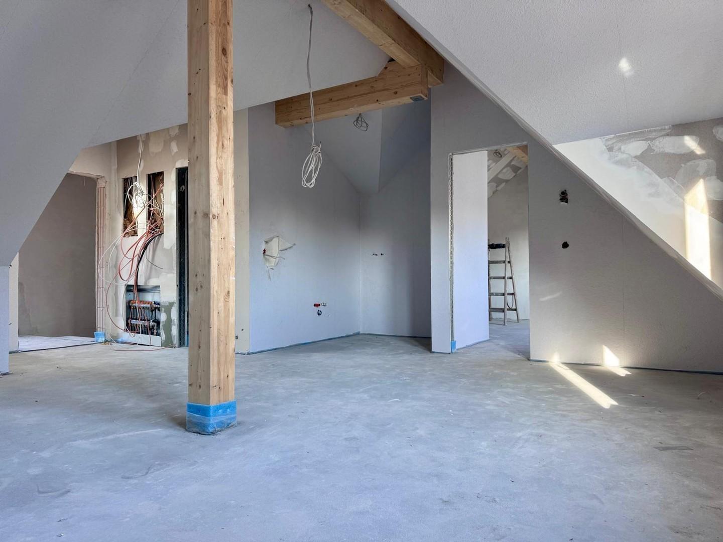Offener Grundriss im Ausbau 