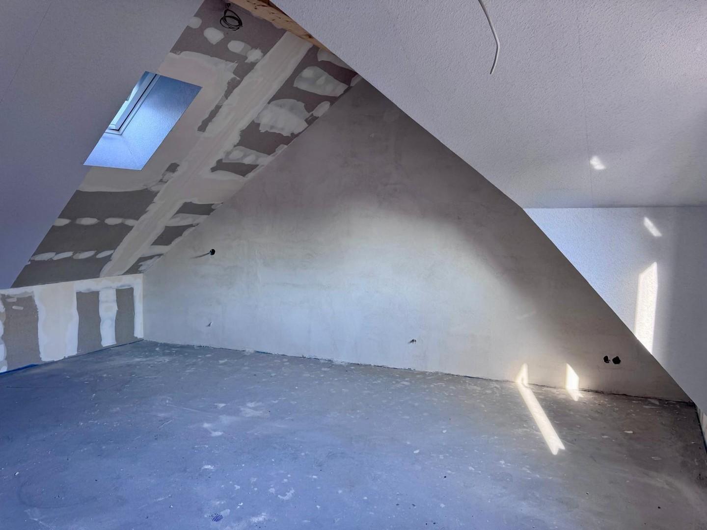 Schlafzimmer im Ausbau