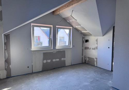Schalzimmer im Ausbau