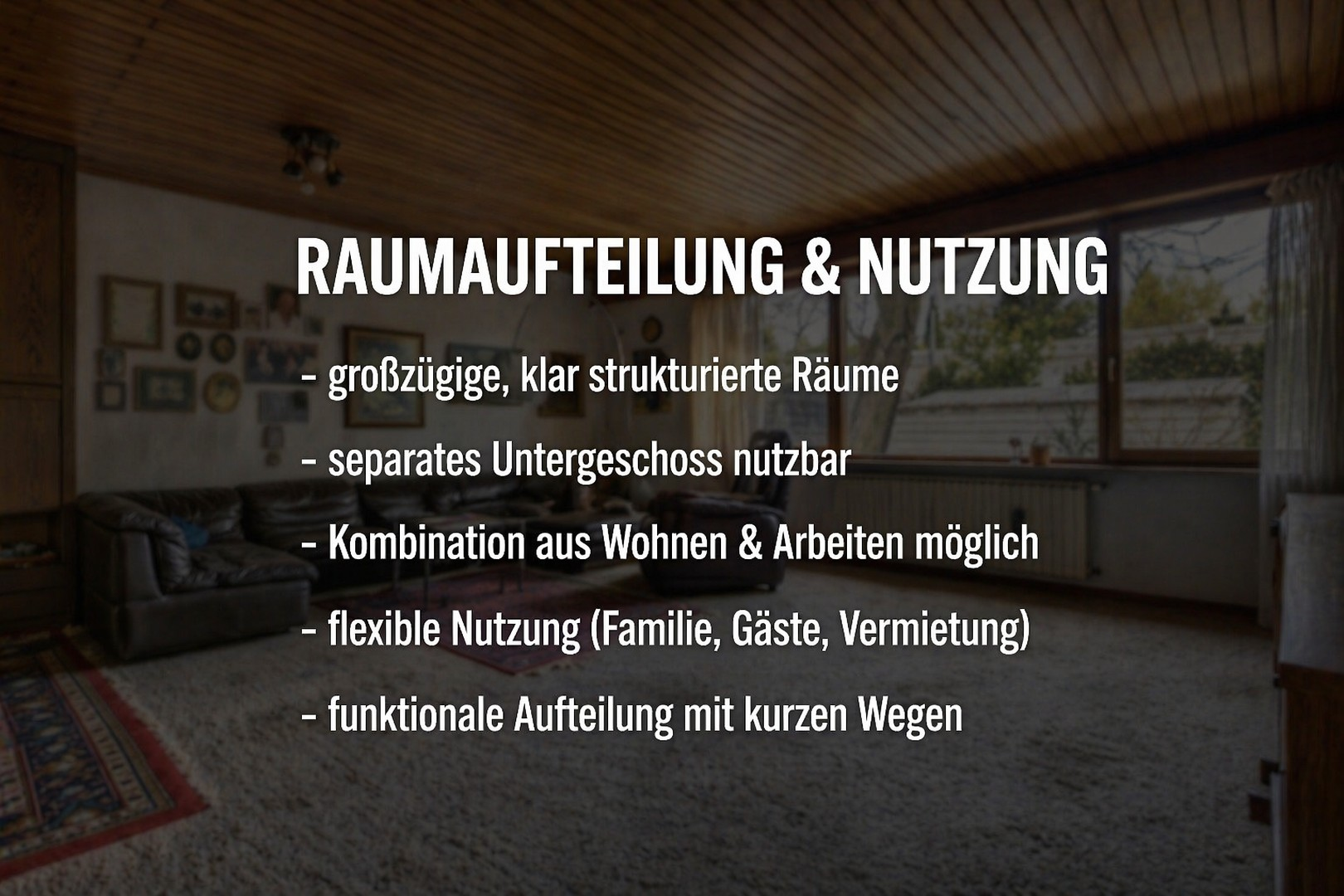 Raumaufteilungh