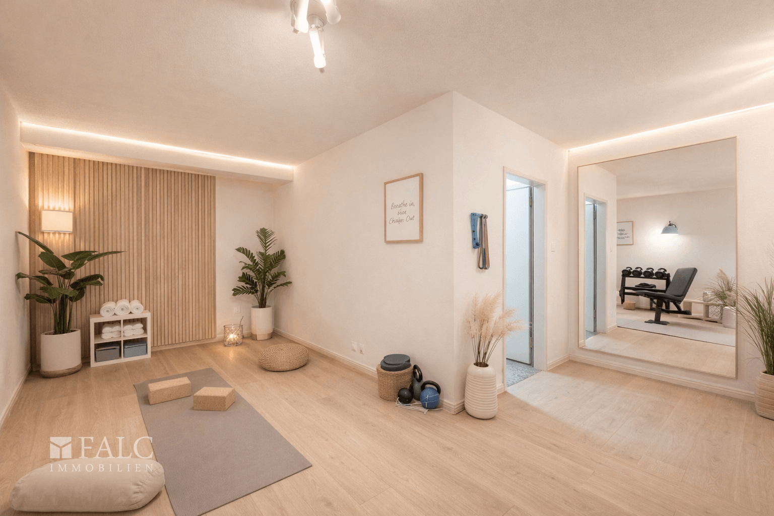 Einrichtungsbeispiel Yogastudio