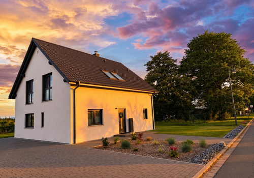 Nordseite in der Abendsonne