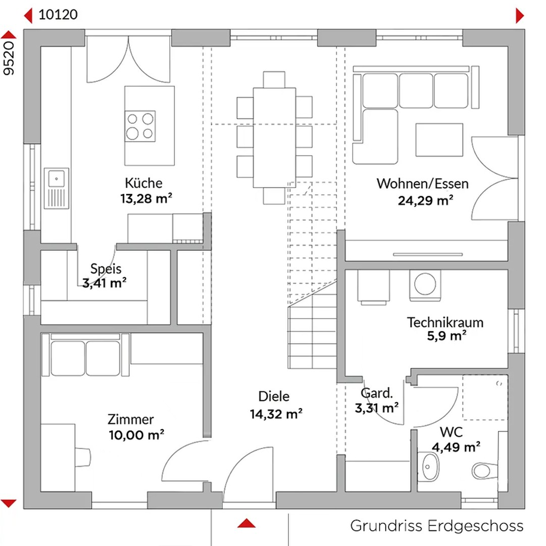Grundriss EG