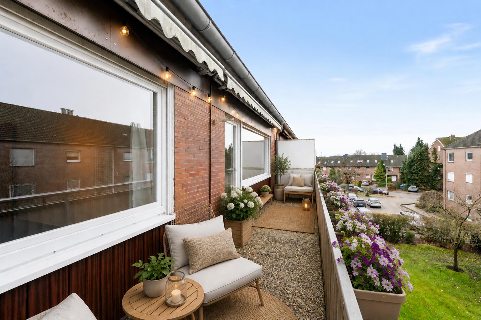 Balkon KI generiert