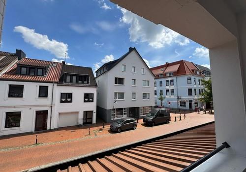 Blick vom Balkon