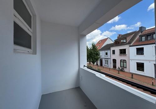 Blick vom Balkon