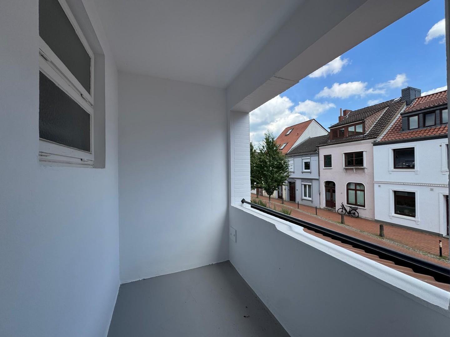 Blick vom Balkon
