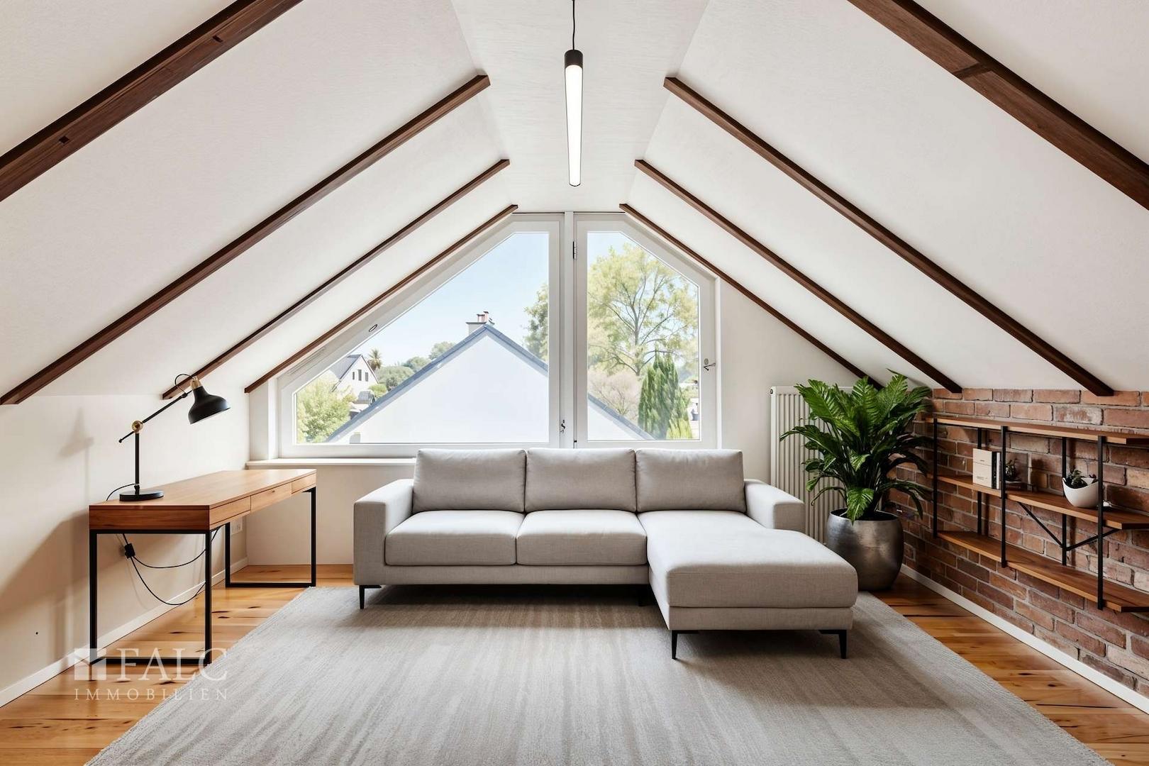 Zimmer Dachgeschoss Virtuell