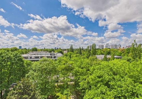 Ausblick vom Balkon