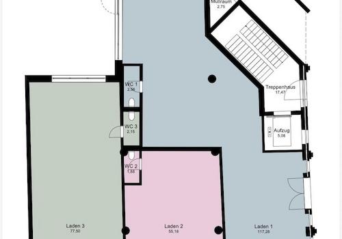 Grundriss - Laden 3 