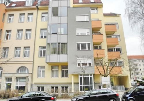 Blick zur Wohnung