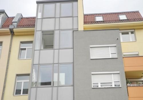 Blick zum Erkerzimmer