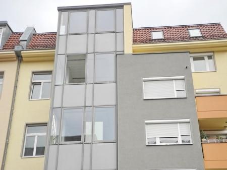 Blick zum Erkerzimmer
