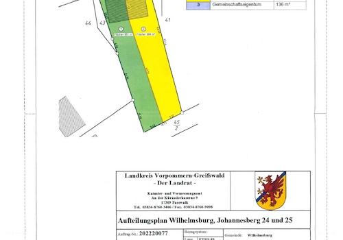 Flächenzusammenstellung