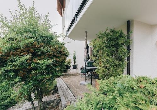 Blick auf die Terrasse 