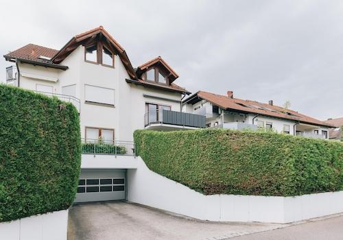 Blick auf das Wohnhaus