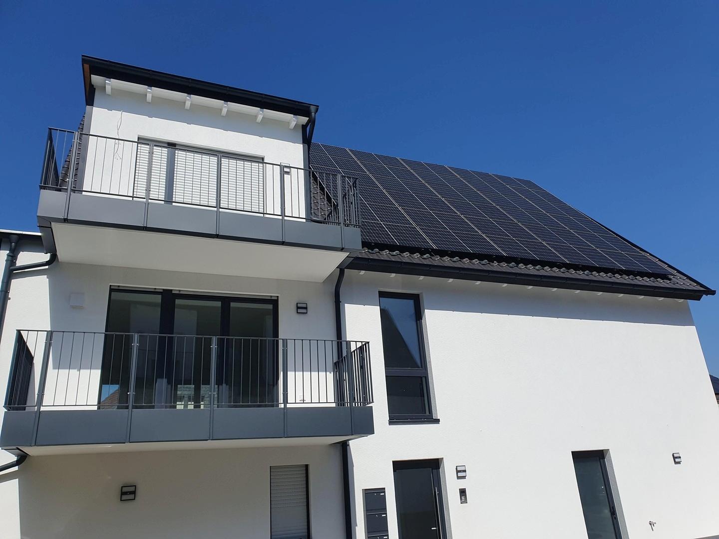Ansicht mit BK - Photovoltaik